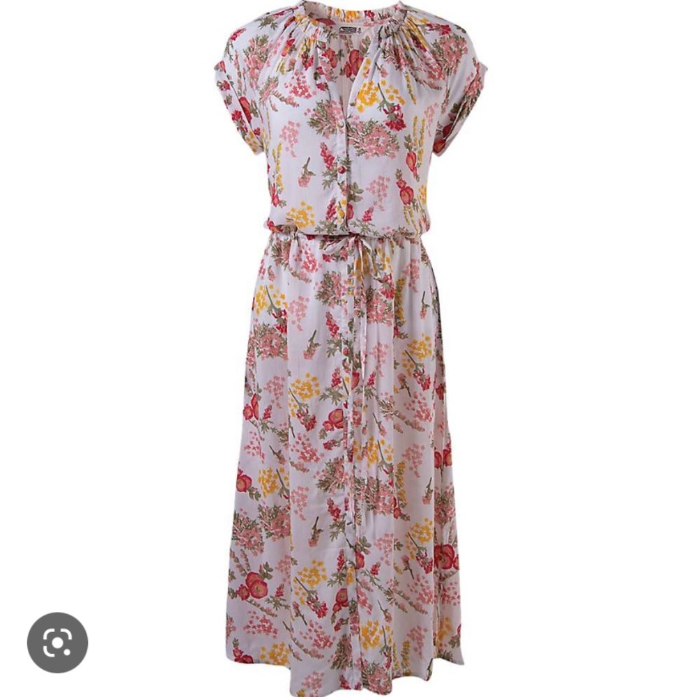 Mountain Khaki Midi Dress